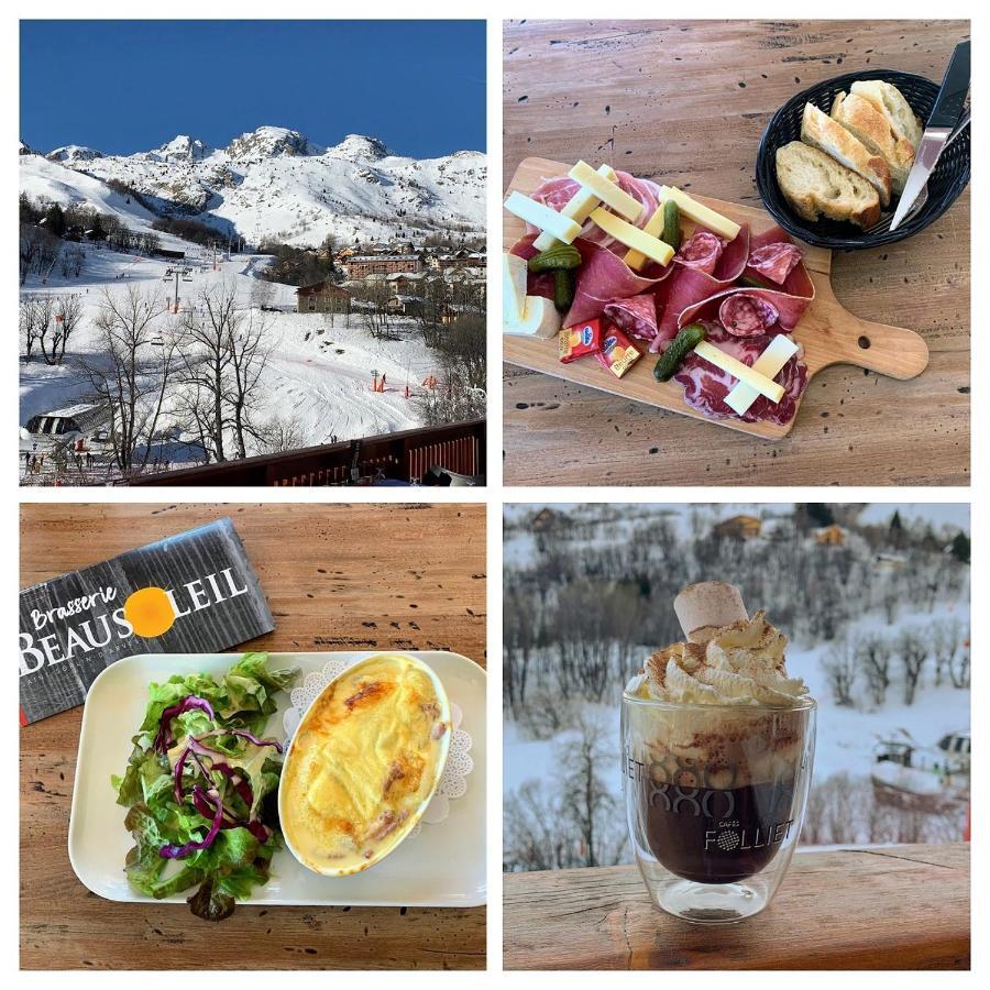 Chalet Beausoleil 4 Etoiles - Prestige - Au Pied Du Col De La Croix De Fer سا سورلا دارْف المظهر الخارجي الصورة