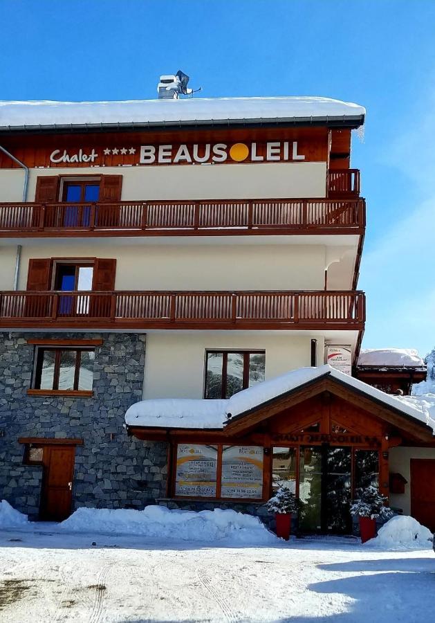 Chalet Beausoleil 4 Etoiles - Prestige - Au Pied Du Col De La Croix De Fer سا سورلا دارْف المظهر الخارجي الصورة
